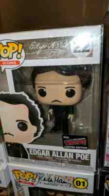 Funko Pop! Icons #22 Edgar Allan Poe NYCC 19 Exclusive Official Sticker