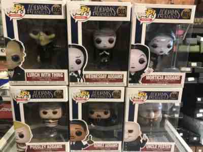 Funko Pop Addams Family Set6 Gomez Lurch Wednesday Pugsley Morticia Uncle Fester