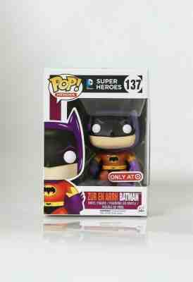 FUNKO POP! DC ZUR EN ARRH BATMAN TARGET EXCLUSIVE #137 LIMITED RARE IN POP STACK