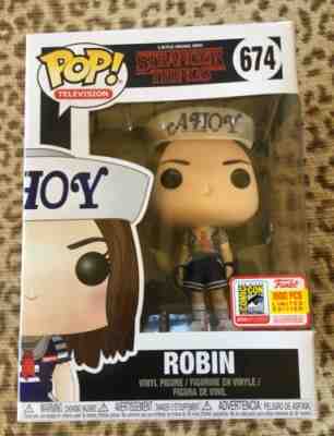 Robin Scoops Ahoy Funko Fundays SDCC EXCLUSIVE POP 674 Protector Stranger Things