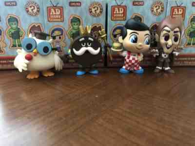 Funko Ad Icon Mystey Minis: Count, King Ding Dong, Big Boy And Tootsie Pop Owl