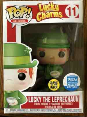 Funko Pop: Lucky the Leprechaun GITD Funko Shop Exclusive- Ad Icons Lucky Charms