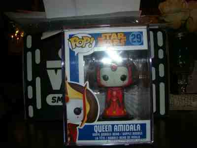 FUNKO POP STAR WARS QUEEN AMIDALA WITH POPSTACK VAULTED VHTF