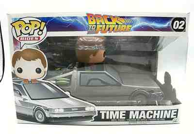 Funko POP! Ride - Back to the Future Time Machine (Delorean) w/ Marty McFly  #02