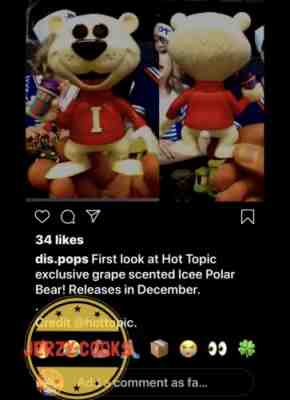 Icee Bear Funko Pop Grape ???? Scented Preorder