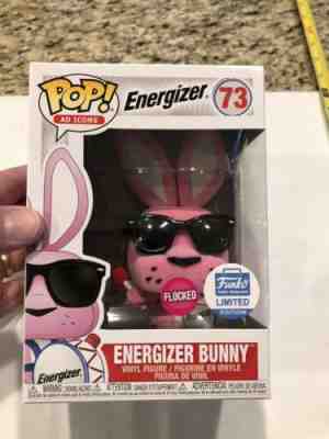 Funko Pop! Ad Icons Energizer Bunny Flocked #73 Funko Shop Exclusive LE