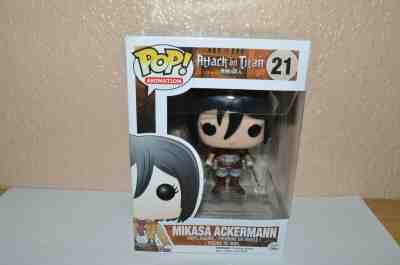 FUNKO POP! ANIMATION #21 ATTACK ON TITAN MIKASA ACKERMANN VAULTED VINYL FIGURE