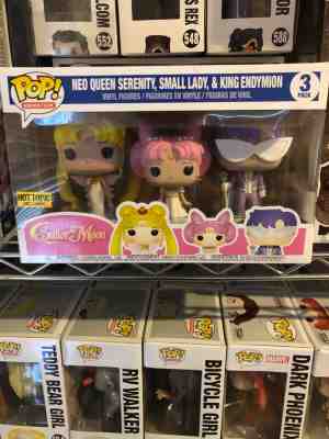 Sailor Moon Funko Pop 3 Pack - Neo Queen Serenity Small Lady King Endymion