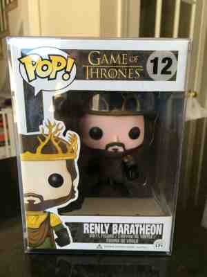 Funko Pop Game of Thrones Renly Baratheron VAULTED with .50mm Pop Protector