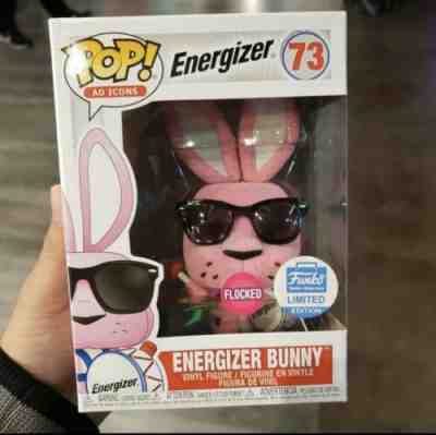 Funko Pop FLOCKED Energizer bunny PRE-SALE New Funko shop FREE SHIP & PROTECTOR