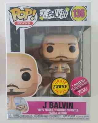 Funko Pop! Rocks J BALVIN GREEN HAIR CHASE Arcoiris Tour LIMITED EDITION