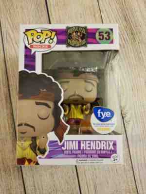 Funko Pop Jimi Hendrix FYE Exclusive. Monterey Burning Guitar. Purple Haze