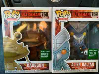 Funko Pop Ultraman Barnes & Noble First To Market Alien Baltan & Kanegon 768 769