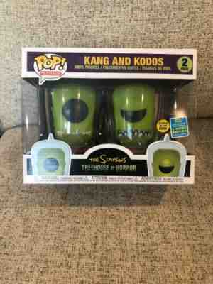 The Simpsons Treehouse Of Horror Kang And Kodos GITD Funko Pops Brand New