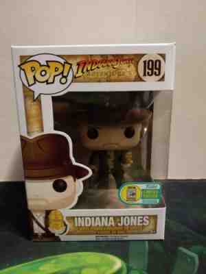 Funko Pop Disney - #199 Indiana Jones with Idol 2016 SDCC Exclusive Grail Rare