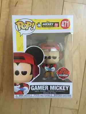 Lot 3 Funko Pop! EB Games and Game Stop Excl. 2 Mickey Gamers and 1 Minnie Gamer