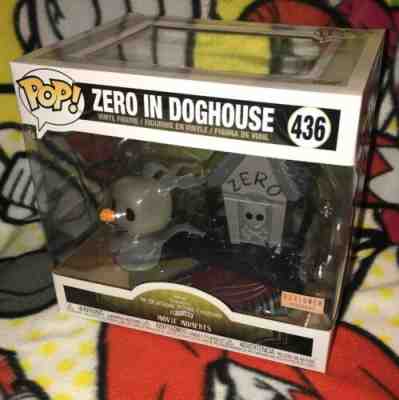 FUNKO POP! DISNEY NIGHTMARE BEFORE XMAS ZERO IN DOGHOUSE BOXLUNCH EXCLUSIVE 436