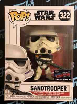 Funko Pop! 2019 NYCC EXCLUSIVE #322 STAR WARS SANDTROOPER FREE SHIP!!!