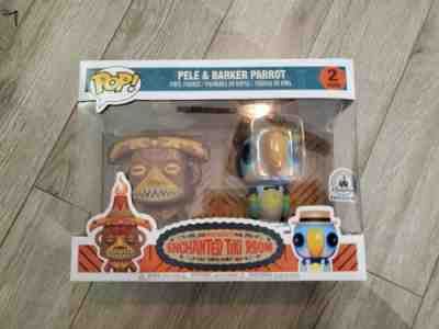 Disney Parks Exclusive Funko POP! Disney: Enchanted Tiki: Pele & Barker Parrot