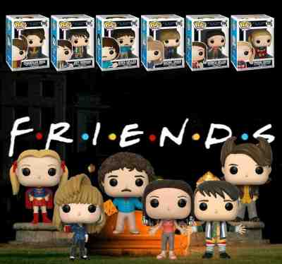 BRAND NEW Funko Pop! Television FRIENDS Complete Set (6) 