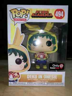 Funko Pop My Hero Academia GameStop Exclusive Box Deku In Onesi