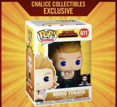 Funko Pop! Mirio Togata #611 My Hero Academia Chalice Excl. Preorder + Protector