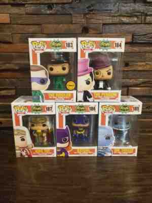 Funko Pop / Batman Lot / Riddler Chase / Penguin Batgirl / King Tut / Mr. Freeze