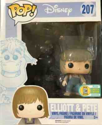 SDCC 2016 FUNKO POP! DISNEY INVISIBLE ELLIOTT AND PETE 2-PACK #207