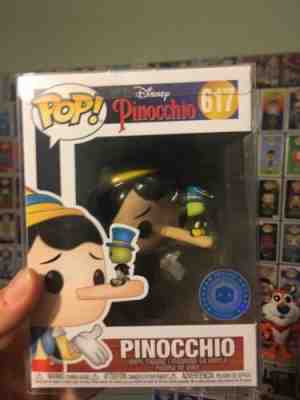 BRAND NEW Exclusive PIAB Pinocchio & Jiminy Funko Pop - 617 - UNOPENED