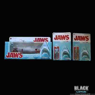 SDCC 2015 Funko ReAction Jaws Hooper Quint Great White Shark Bruce Bloody (Pop)