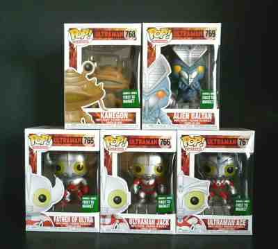 Funko Pop! Ultraman Jack Ace Father of Ultra Kanegon Alien Baltan Barnes & Noble