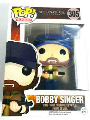 Funko POP TV: Supernatural - Bobby Singer Action Figure Funko POP! RARE VAULTED