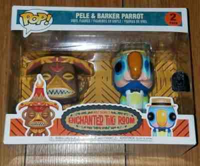 Funko Pop Disney 2 Pack Pele & Barker Parrot Enchanted Tiki Room Disney Parks Ex