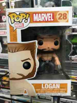 Funko pop marvel logan #28 with pop protector