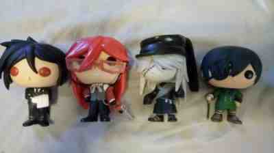 *Loose* Black Butler Kuroshituji Funko Pop Lot Of 4 Ciel Phantomhive...