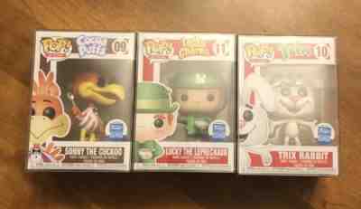 Funko Pop! Ad Icons Trix Cocoa Puffs Lucky Charms - MINT