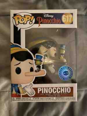 FUNKO POP 617 Disney Pinocchio And Jiminy Cricket POP IN A BOX EXCL Ships ASAP!!