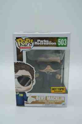 Funko Pop! - Bert Macklin (Parks & Recreation - Hot Topic Exclusive)   (NIB)