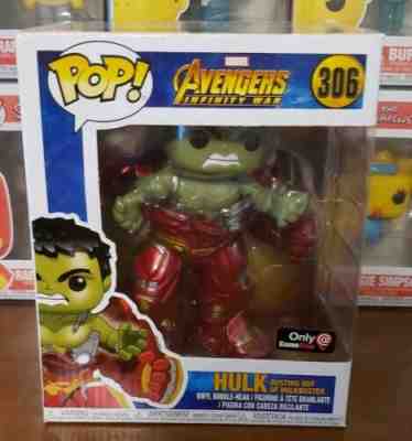 FUNKO POP Marvel Hulk Busting Out of Hulkbuster #306 GameStop Exclusive 