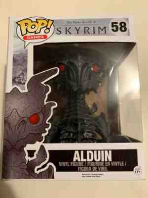 Funko Pop! Games: The Elder Scrolls Skyrim Alduin #58 Rare Retired