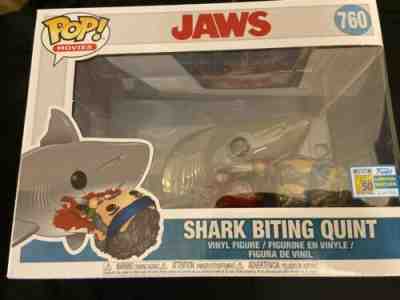 OFFICIAL SDCC 2019 STICKER JAWS SHARK BITING QUINT 6