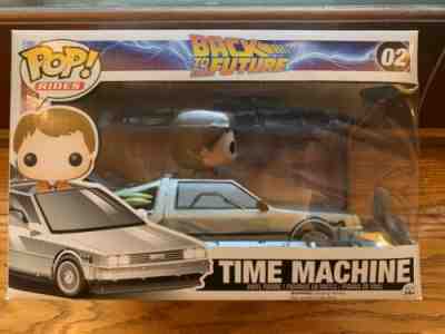 Funko POP Ride #2 Delorean Time Machine with Marty McFly Back to the Future 2014