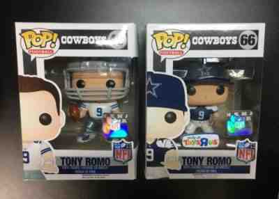 Funko Pop Tony Romo Helmet & Toysrus Exclusive Figures BOX DAMAGE