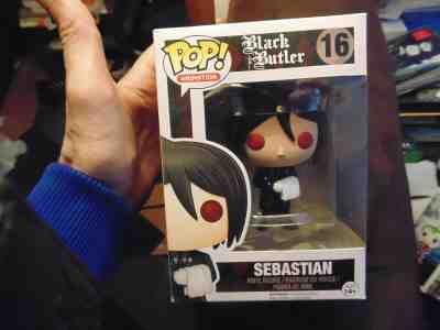 FUNKO PoP! Animation: Black Butler SEBASTIAN #16 New In Box! Red Eyes! HTF