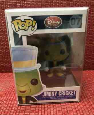 Funko Pop Disney Vinyl Figure 07 Vaulted Jiminy Cricket With Vinyl Protector