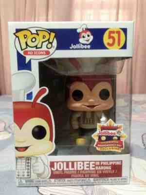 *IN HAND*US SELLER* Funko Pop JOLLIBEE BARONG + Protector Independence Day Excl.