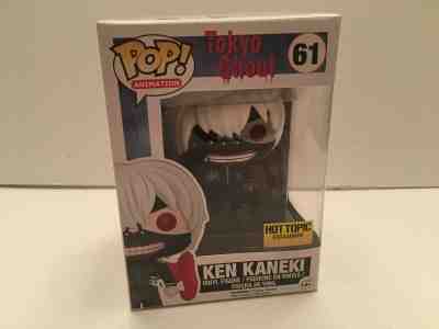 Funko POP Tokyo Ghoul Ken Kaneki Hot Topic Exclusive GITD #61 With Box