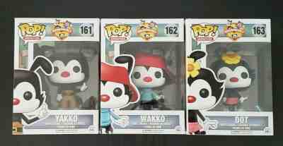 Funko Pop Animation 161 162 & 163 - Animaniacs Yakko Wakko and Dot Set