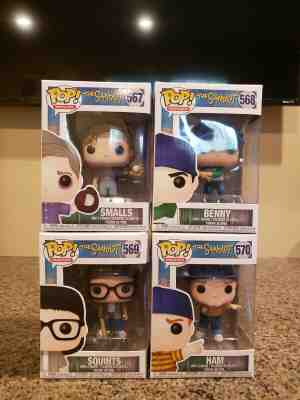 The Sandlot Funko Pops! Smalls Benny Squints Ham all included!!