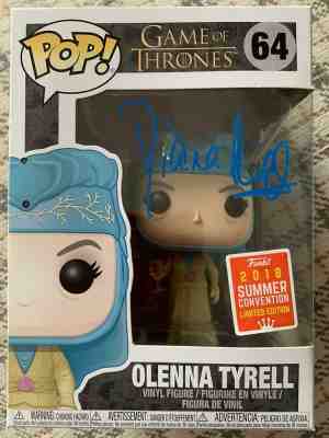 DIANA RIGG SIGNED FUNKO POP! *OLENNA TYRELL, GAME OF THRONES SDCC* #64